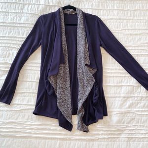 Stitchfix cardigan with knit detail